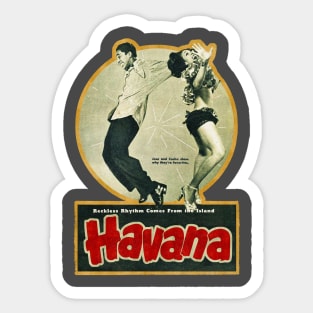 Vintage Havana Cuba Sticker